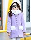 זול מעילים-ז&#039;קט ומעיל שרוול ארוך דפוס אחיד בנות ילדים