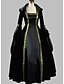 abordables Disfraces históricos y vintage-Disfraz Negro Cosecha Cosplay Tallas Grandes Personalizada