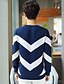 cheap Men&#039;s Sweaters &amp; Cardigans-Men&#039;s Daily Boho / Street chic Solid Colored / Striped / Color Block Long Sleeve Plus Size Regular Pullover, Round Neck Fall / Winter Navy Blue / Gray / Wine XL / XXL / XXXL