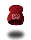 preiswerte Damen Hüte-Unisex Beanie Schlapphut Skimütze Acryl Hut Muster Kopfbedeckung - Solide Reine Farbe Herbst Winter Schwarz Rote Marineblau