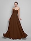 Χαμηλού Κόστους Βραδινά Φορέματα-Βραδινή τουαλέτα Ανοικτή Πλάτη Φόρεμα Χοροεσπερίδα Επίσημο Βραδινό Μακρύ Αμάνικο Καρδιά Σιφόν με Χιαστί Χάντρες Πούλιες 2023