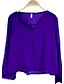 ieftine Bluze &amp; Cămăși Damă-Pentru femei În V - Mărime Plus Size Bluză Plajă Mată Roșu Vin