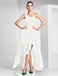 cheap Special Occasion Dresses-A-Line One Shoulder Asymmetrical Chiffon Dress with Beading / Ruched by TS Couture®