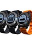 abordables Relojes deportivos-Hombre Mujer Reloj Deportivo Reloj Militar Reloj elegante Digital Encanto Resistente al Agua Cuero Sintético Acolchado Negro / Naranja Digital - Negro Naranja Plata / Monitor de Pulso Cardiaco