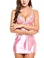 cheap Pajamas &amp; Loungewear-Women&#039;s Sexy Ultra Sexy Nightwear Solid Colored Blushing Pink Red Green S M L