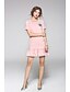 cheap Women&#039;s Dresses-Women&#039;s Daily Going out Sheath Dress - Solid Colored Print Summer Cotton Blushing Pink M L XL