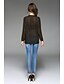 cheap Women&#039;s Blouses &amp; Shirts-Women&#039;s Work Shirt - Geometric Bow / Print V Neck Green M