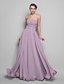 cheap Evening Dresses-Ball Gown Open Back Dress Prom Formal Evening Floor Length Sleeveless Sweetheart Chiffon with Criss Cross Beading Sequin 2023