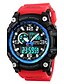 cheap Sport Watches-SKMEI Men&#039;s Sport Watch Military Watch Wrist Watch Digital Luxury Water Resistant / Waterproof Alarm Calendar / date / day Analog - Digital Red / Blue Black Red / Two Years / Quilted PU Leather