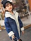 cheap Outerwear-Girls&#039; Suit &amp; Blazer Long Sleeve Solid Colored Cotton 3D Printed Graphic