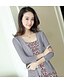 cheap Women&#039;s Sweaters-Women&#039;s Going out Basic Cotton Cardigan - Solid Colored V Neck / Summer
