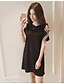 cheap Women&#039;s Dresses-Women&#039;s Plus Size Daily Loose A Line Dress - Solid Colored Black, Classic Style Summer Cotton Black XXL XXXL XXXXL