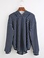 cheap Women&#039;s Blouses &amp; Shirts-Women&#039;s Cotton Shirt - Striped V Neck / Fall