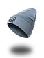 preiswerte Damen Hüte-Unisex Beanie Schlapphut Skimütze Acryl Hut Muster Kopfbedeckung - Solide Reine Farbe Herbst Winter Schwarz Rote Marineblau