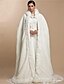 cheap Women&#039;s Coats &amp; Trench Coats-Women&#039;s Winter Cloak / Capes Party Maxi Solid Colored Faux Fur White One-Size