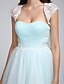 cheap Wedding Dresses-Wedding Dresses A-Line Sweetheart Sleeveless Sweep / Brush Train Tulle Bridal Gowns With Sequin Appliques 2023