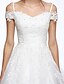 billige Brudekjoler-Wedding Dresses Ball Gown Off Shoulder Short Sleeve Court Train Organza Bridal Gowns With Beading Appliques 2024