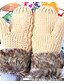 cheap Women&#039;s Gloves-Women&#039;s Winter Gloves / Keep Warm / Knitwear Wrist Length Fingertips Gloves - Solid Colored