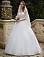 cheap Wedding Dresses-Wedding Dresses Ball Gown Sweetheart Spaghetti Strap Floor Length Tulle Bridal Gowns With Beading Appliques 2023