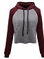 cheap Women&#039;s Hoodies &amp; Sweatshirts-Women&#039;s Going out Basic Hoodie - Solid Colored / Letter Gray M / Spring / Fall / Sporty Look