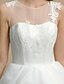 cheap Wedding Dresses-Hall Wedding Dresses Ball Gown Jewel Neck Regular Straps Court Train Organza Bridal Gowns With Appliques 2023