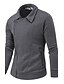 cheap Men&#039;s Hoodies &amp; Sweatshirts-Men&#039;s Sweatshirt Solid Colored Street chic Long Sleeve Black Light gray Dark Gray M L XL XXL / Fall / Winter
