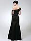 cheap Special Occasion Dresses-Mermaid / Trumpet One Shoulder Floor Length Satin Dress with Bow(s) by TS Couture®