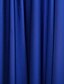 tanie Suknie dla druhen-Ball Gown / A-Line Bridesmaid Dress Straps Sleeveless Convertible Dress Floor Length Jersey with Criss Cross / Pleats 2022