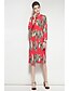 cheap Women&#039;s Dresses-MARY YAN&amp;YU Women&#039;s Going out Boho / Street chic A Line Dress Print / Fall / Winter