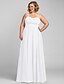 billige Tanssiaismekot-A-Line Elegant Prom Formal Evening Dress Sweetheart Neckline Sleeveless Floor Length Chiffon with Pleats Beading 2021