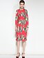 cheap Women&#039;s Dresses-MARY YAN&amp;YU Women&#039;s Going out Boho / Street chic A Line Dress Print / Fall / Winter