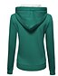 preiswerte Kapuzenpullover &amp; Sweatshirts für Damen-Damen Hoodie Sweatshirt Kapuze Zip Hoodie Kapuzenjacke Zur Seite fahren Strassenmode Reißverschluss Grün Schwarz Blau Farbblock Einfarbig überdimensional Täglich Mit Kapuze Langarm Baumwolle S M L XL