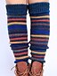 cheap Socks &amp; Tights-Women&#039;s Medium Socks, Wool Acrylic Striped 1set Black Beige Navy Blue Gray Light Brown