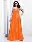 Χαμηλού Κόστους Φορέματα ειδικών περιστάσεων-Γραμμή Α Καρδιά Μακρύ Ελαστικό Σατέν Φόρεμα με Κρυστάλλινη λεπτομέρεια / Πιασίματα με TS Couture®