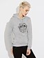 cheap Women&#039;s Hoodies &amp; Sweatshirts-Women&#039;s Long Sleeves Hoodie - Letter, Print