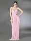 cheap Special Occasion Dresses-Sheath / Column Strapless Floor Length Chiffon Open Back Formal Evening Dress with Beading / Draping by TS Couture®