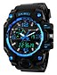 cheap Sport Watches-SKMEI Men&#039;s Women&#039;s Sport Watch Military Watch Smartwatch Digital Charm Water Resistant / Waterproof Alarm Calendar / date / day Analog - Digital Black Red Blue / Silicone