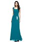 cheap Mother of the Bride Dresses-A-Line Mother of the Bride Dress Straps Floor Length Chiffon with Appliques Side Draping 2021