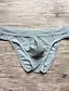 cheap Men&#039;s Briefs Underwear-Men&#039;s Normal Solid Colored Briefs Underwear Stretchy Low Rise Sexy 1 PC Blue S