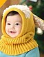 voordelige Kinderaccessoires-100% katoen-Winter Herfst-Kinderen Kind-Sjaal, hoed &amp; handschoensets blauw Rood Blozend Roze Geel Licht Bruin