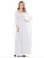 cheap Mother of the Bride Dresses-A-Line Mother of the Bride Dress Elegant V Neck Ankle Length Chiffon Sleeveless No with Beading Side Draping 2023