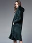 cheap Women&#039;s Dresses-Women&#039;s Velvet Going out Trumpet / Mermaid Dress - Solid Colored Winter Black Gray Wine XXL XXXL XXXXL