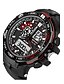 tanie Zegarki sportowe-Men&#039;s Sport Watch Military Watch Analog - Digital Luxury Calendar / date / day Chronograph LCD / Silicone