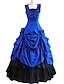 cheap Historical &amp; Vintage Costumes-Victorian Medieval 18th Century Cocktail Dress Vintage Dress Dress Party Costume Masquerade Prom Dress Women&#039;s Cosplay Costume Ball Gown Plus Size Customized Party Prom