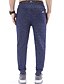 cheap Men&#039;s Pants-Men&#039;s Active / Street chic Plus Size Skinny / Harem / Sweatpants Pants - Solid Colored Navy Blue XL / Sports / Fall / Winter