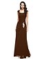 cheap Mother of the Bride Dresses-A-Line Mother of the Bride Dress Straps Floor Length Chiffon with Appliques Side Draping 2021