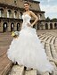 olcso Menyasszonyi ruhák-Esküvői ruhák Hercegnő Szív-alakú Ujjatlan Kápolnauszály Szatén Menyasszonyi ruhák Val vel Gyöngydíszítés Fodros 2023