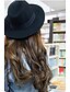 Χαμηλού Κόστους Γυναικεία καπέλα-Γυναικεία Καπελίνα Μείγμα Βαμβακιού Βαμβάκι Καλύμματα Κεφαλής - Μονόχρωμο Αγνό Χρώμα Φθινόπωρο Μαύρο Κάμελ