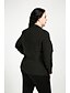 olcso Női felsőruházat-Utcai sikk Női Extra méret Blézer - Egyszínű Pamut