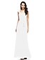 cheap Mother of the Bride Dresses-A-Line Mother of the Bride Dress Straps Floor Length Chiffon with Appliques Side Draping 2021